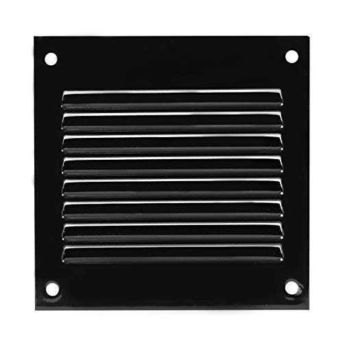 Ventilazione Metallo Antracite Griglia Di Ventilazione Rotonda Antracite 100/140 Mm Con Rete Zanzariera - Metallo, Montaggio A Filo, Prostko Rete Metallica Plastificata - Foto 9