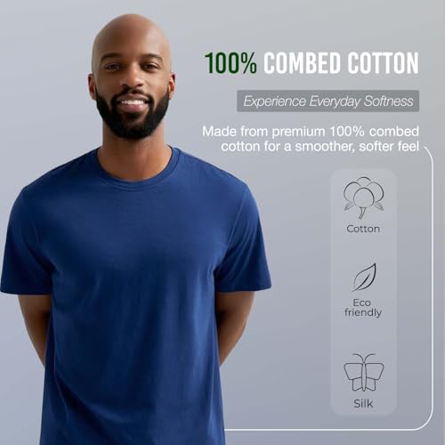 Image of AMAREE Classic Round Neck Half Sleeve T-Shirt - Soft, Breathable & Stylish Everyday Wear - (Pack of - 1)
