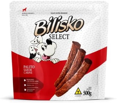 Bilisko Petisco Palito Sabor Carne Para Cães - 500G