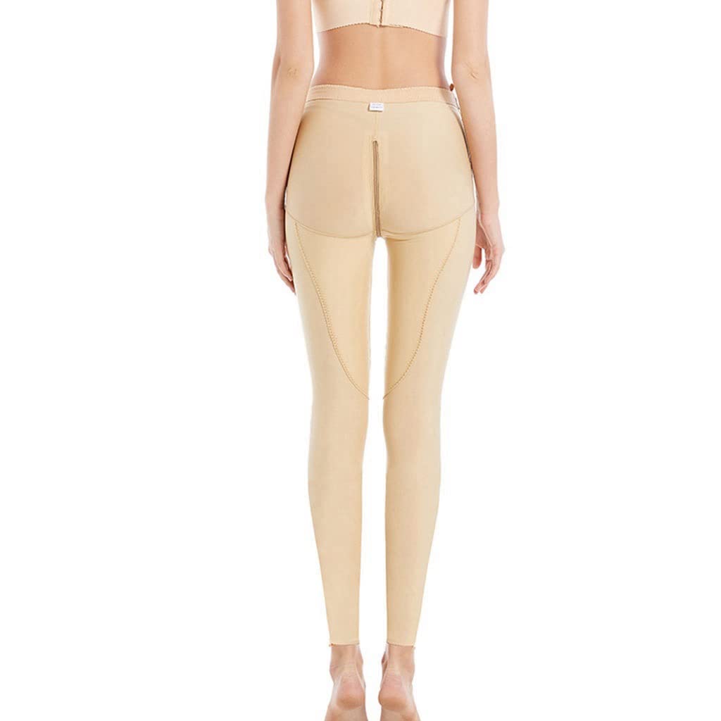 Leggings für Damen Kompressionshose mit Hoher Taille Oberschenkel Schlankere Shapewear Bauchkontrolle Bodysuit mit Fester Kontrolle