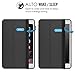 ATiC Case for iPad Mini 3 / 2 / 1, Slim Stand Case with Soft TPU Back Cover for Apple iPad Mini 1 (2012) / iPad Mini 2 (2013) / iPad Mini 3 (2014), BLACK (Will not fit iPad Mini 4)