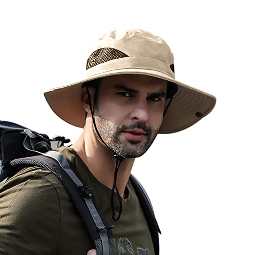 Electomania Sun Protection Cap for Men, Beach Fishing Hat, Summer Hat for Men, Round Sun Cap for Hiking, Fishing, Gardning, Travel