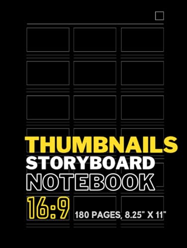 Storyboard notebook 16:9 rigide conçu pour les réalisateurs