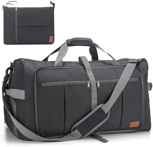 Upeelife 125L Faltbare Reisetasche Groß mit Schuhfach für Herren & Damen | Leicht Wasserdicht Reise Tasche Faltbar, Große Sporttasche Saunatasche Weekender Travel Duffle Bag, XXL,