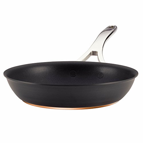 Anolon Nouvelle Copper Hard Anodized Nonstick Frying Pan Set / Fry Pan Set / Hard Anodized Skillet Set - 8 Inch And 10 Inch, Gray #TOP2