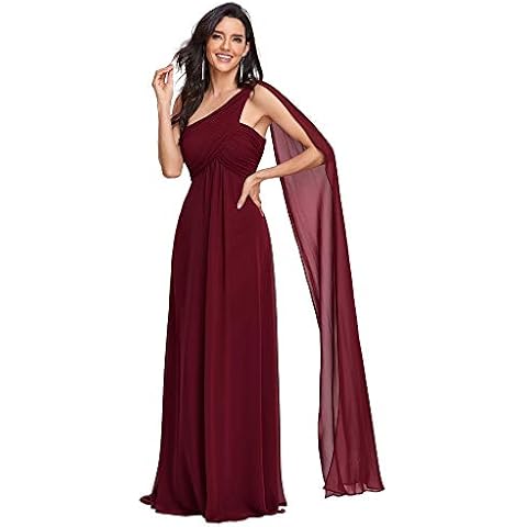 Ever-Pretty Vestido de Noche Gasa Un Hombro 56 Cover