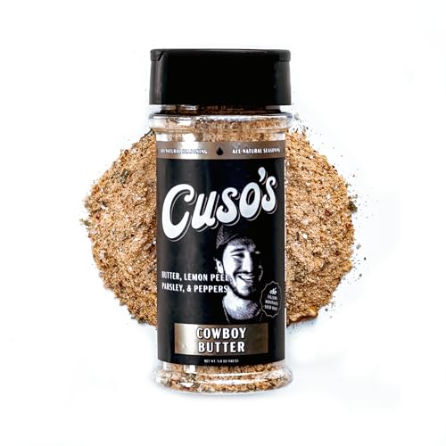 Cuso’s Cowboy Butter Seasoning – Roasted Garlic Butter Herb Rub