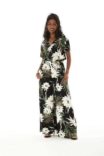 Image of Family Matching Hawaiian Clothes, Wispy Cereus Black