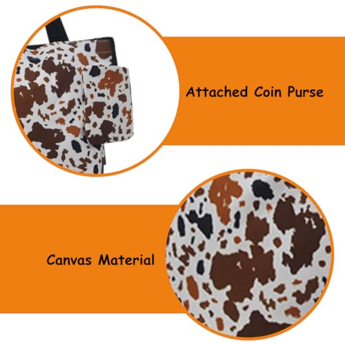 Image of NGIL Medium Top Zipper Closure Canvas Tote Bag with Attached Matching Coin Purse For Moms and Nurses