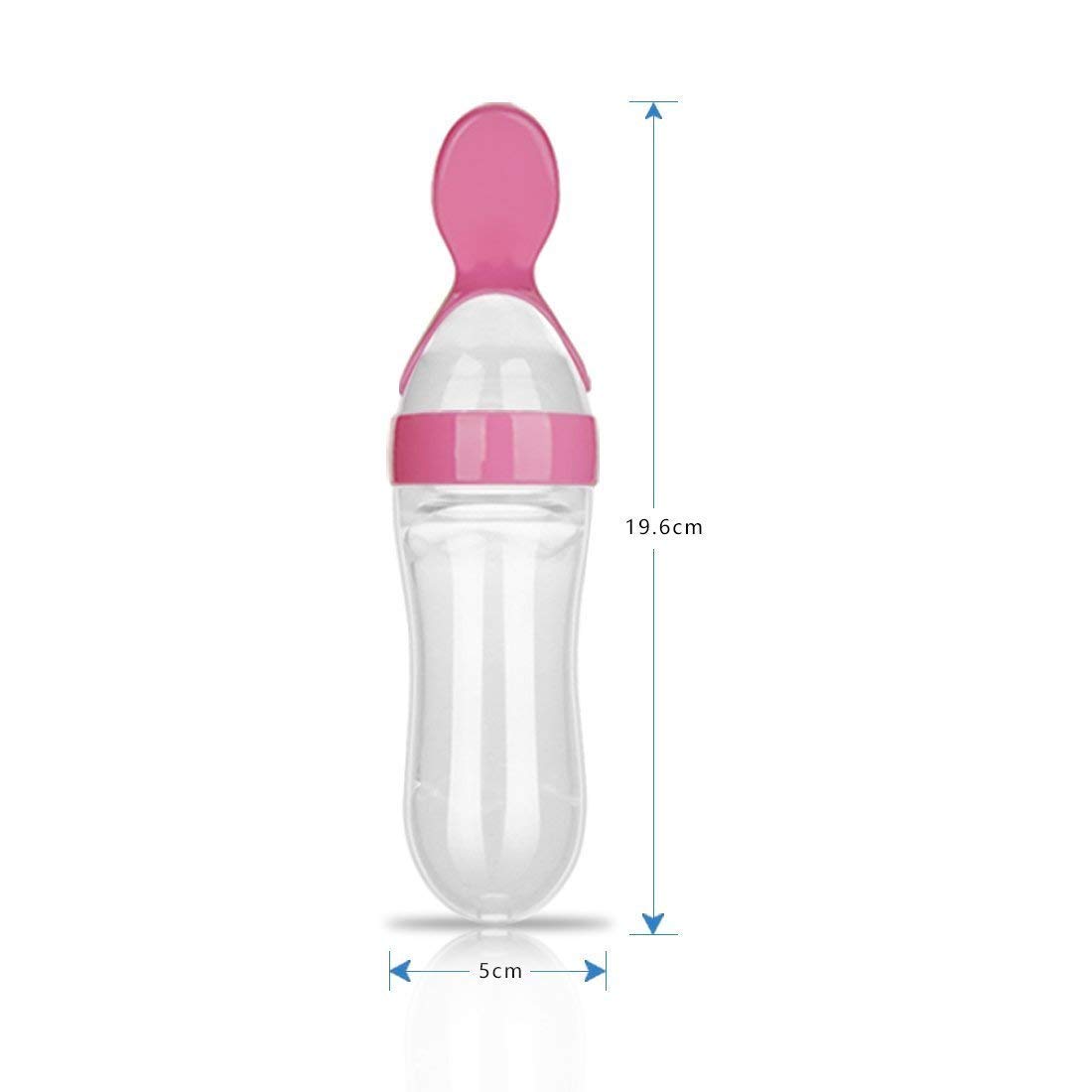 Itsyyboo Baby Feeding Bottle with Spoon & Fruit Food Feeder Combo Pack (Baby Pink) - Image 6 thumbnail
