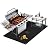 TOHONFOO 60 x 48 in Under Grill Mat for Outdoor Grill - Fireproof BBQ Mats for Grilling to Protect The Deck, Patio, Pavers - Easy to Clean Indoor Fireplace Mat - 0.6mm