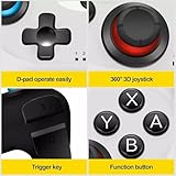 Snugome Wireless Controller for Switch/Lite/OLED Pro Controller for Switch Remote Joystick Gamepad Supports Wake up, Gyro Axis, Turbo, Dual Vibration and Screenshot Function (White) - Image 5