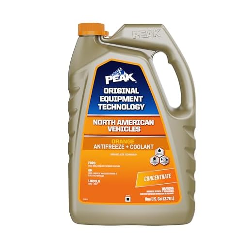 PEAK OET Orange Concentrate Antifreeze/Coolant for North American Vehicles
