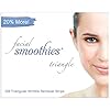 Smoothies Triangle Wrinkle Patches for Face Overnight - Facial Patches for Elevens, Crows Feet and more, 144 Facial Adhesives per Box - Face Tape, Made in the USA