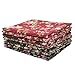 iNee Vintage Floral Precut Fat Quarters Fabric Bundles, Quilting Sewing Cotton Fabric, 18 x 22 inches,(Vintage Floral)