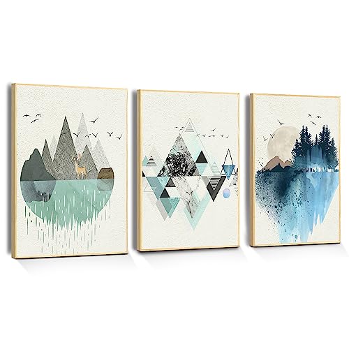 CULASIGN Set di poster moderni, 3 pezzi, bianco e nero, con dente di leone, quadri moderni, per soggiorno, camera da letto, decorazione da parete, senza cornice (21 x 30 cm