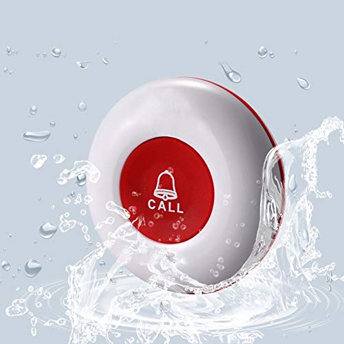 Wireless Caregiver Pager Softly Sound Alert System Nurse Call Help Buttons for Elderly Patient at Home 3 Buttons - Thumbnail 2