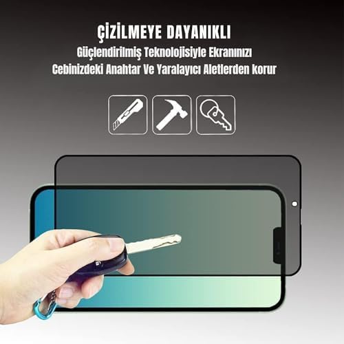 MADNOVA Apple iPhone 15 İle Uyumlu Hayalet Ekran Hizalama Aparatlı ve Takılırken Cam Altında Toz Bırakmaz Darbelere Karşı Ekstra Güçlü Ekran Koruyucu Cam - Görsel 6