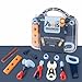 Kiszo Toddler Tool Set - 11 pc Kids Tool Set with Box, Pretend Play Toys for Kids Ages 3-6, Perfect for Christmas & Birthday Gifts