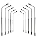 Evemodel LQS06WM 10 piezas modelo ferroviario tren lámpara poste calle luz blanca cálida n escala LED nuevo