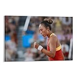 Zheng Qinwen Tennis Posters Wall Art Painting Canvas Gift Living Room Prints Bedroom Decor Poster Artworks 20x30inch(50x75cm)