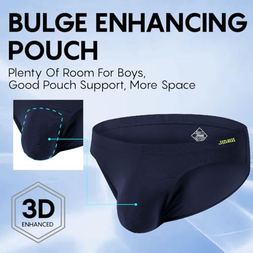 Men’s Pouch Underwear Bamboo Viscose Briefs Ultra-Soft & Moisture Wicking M L XL 2XL3