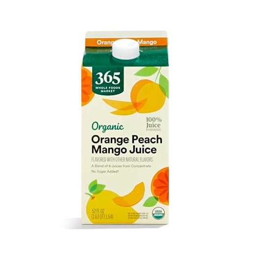 365 By Whole Foods Market, Organic Orange Peach Mango Juice, 52 Fl Oz