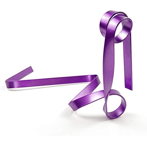 Creative Wine Holder, Color Ribbon Suspended Wine Rack Gravity Balance Wine Bottle Holder Novelty Gift Ornaments,Purple Cover