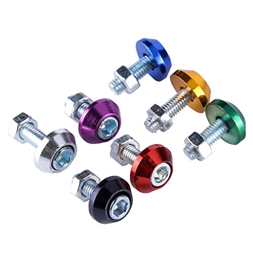 Tornillos arandela parachoques pernos motor kit matricula aluminio mantenimiento 4