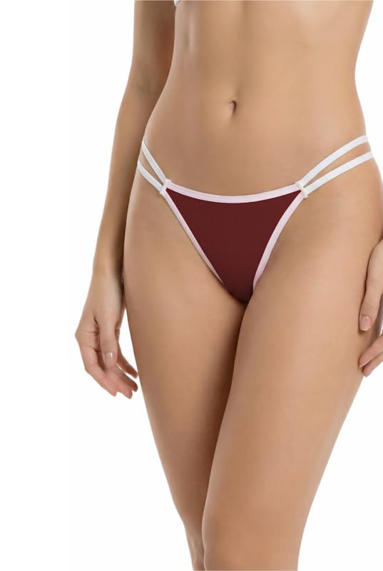 Women Double Strap Bikini Panty | Fashionable, Soft & Breathable Underwear (Pack of 1)-image-9