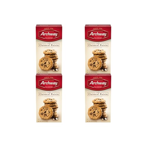 Image of Archway Cookies, Classic Soft Oatmeal Raisin Cookies, 9.25 Oz (Pack of 4)