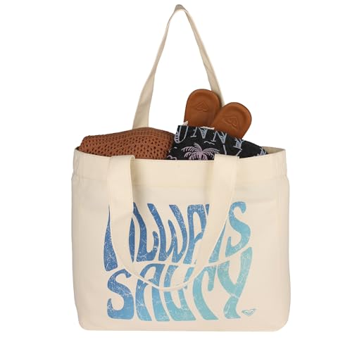 Image of Roxy Cotton Tote Bag | Everyday Carry | Beach | Travel | Vacation | Reusable | Lightweight