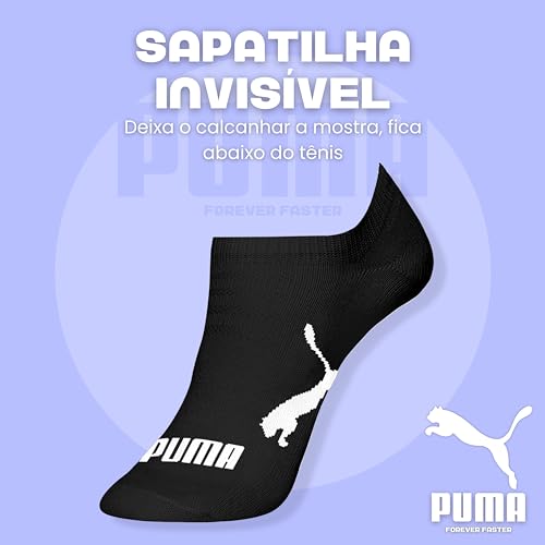 Kit 12 Pares Meias Puma Sapatilha Invisível Esportiva Masculino | KIT - B | 39-43