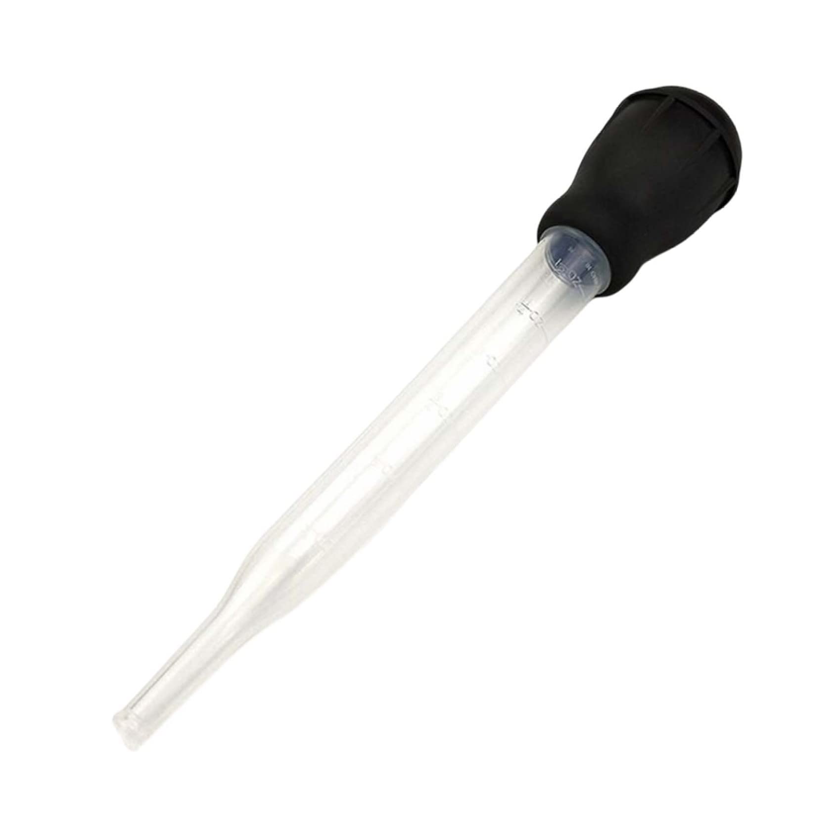 StaZamor 45ml Black Turkey Oil Dropper Baster, Kitchen BBQ Tube for Chicken, Sauce, Food, Clear Tube Cooking, Barbecue Tool