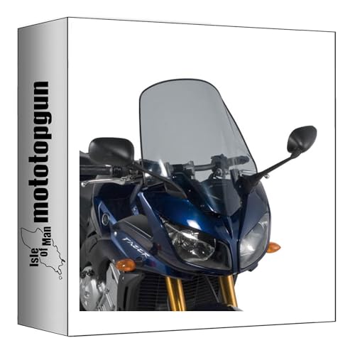 Bulle Givi D437S fumée réduit la fatigue du pilote sur Yamaha FZ1 Fazer 1000