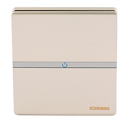 X-Dr AC 250V 16A 1 Gang 1 Way On/Off Press Button Wall Switch