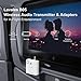 Lavales Bluetooth 5.3 Wireless Audio Transmitter, 3.5mm Jack, 32 Hours Battery Life, Dual Pairing, Low Latency, AptX Adaptive, Compatible with TVs, Speakers, Headphones