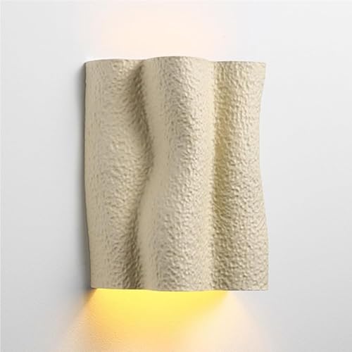 Resin Wall Sconce Up Down Light Modern Nordic Half Cylinder