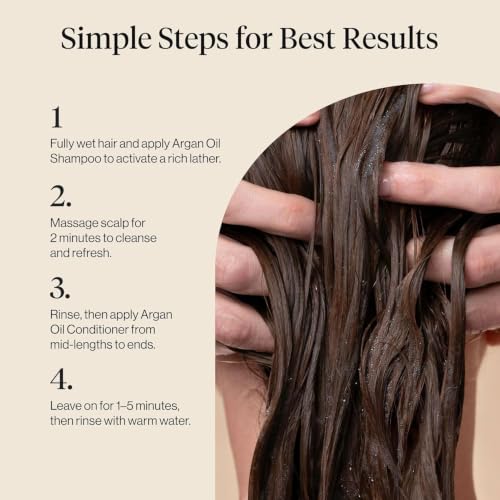 Kitsch Argan Oil Conditioner for Hair Growth – Made in USA, 12 oz | Conditioner for Women & Men for Shine, Smoothness & Damage Recovery – Repairing Argan Oil for Hair – Color-Safe Hair Care - image 9
