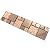 Hominter Sample Tile 3x12 InchesGlass Metal Mosaic Rose Gold Shiny Backsplash Tile Mirrored Stainless Steel Kitchen and Bathroom Wall Tiles HD-280