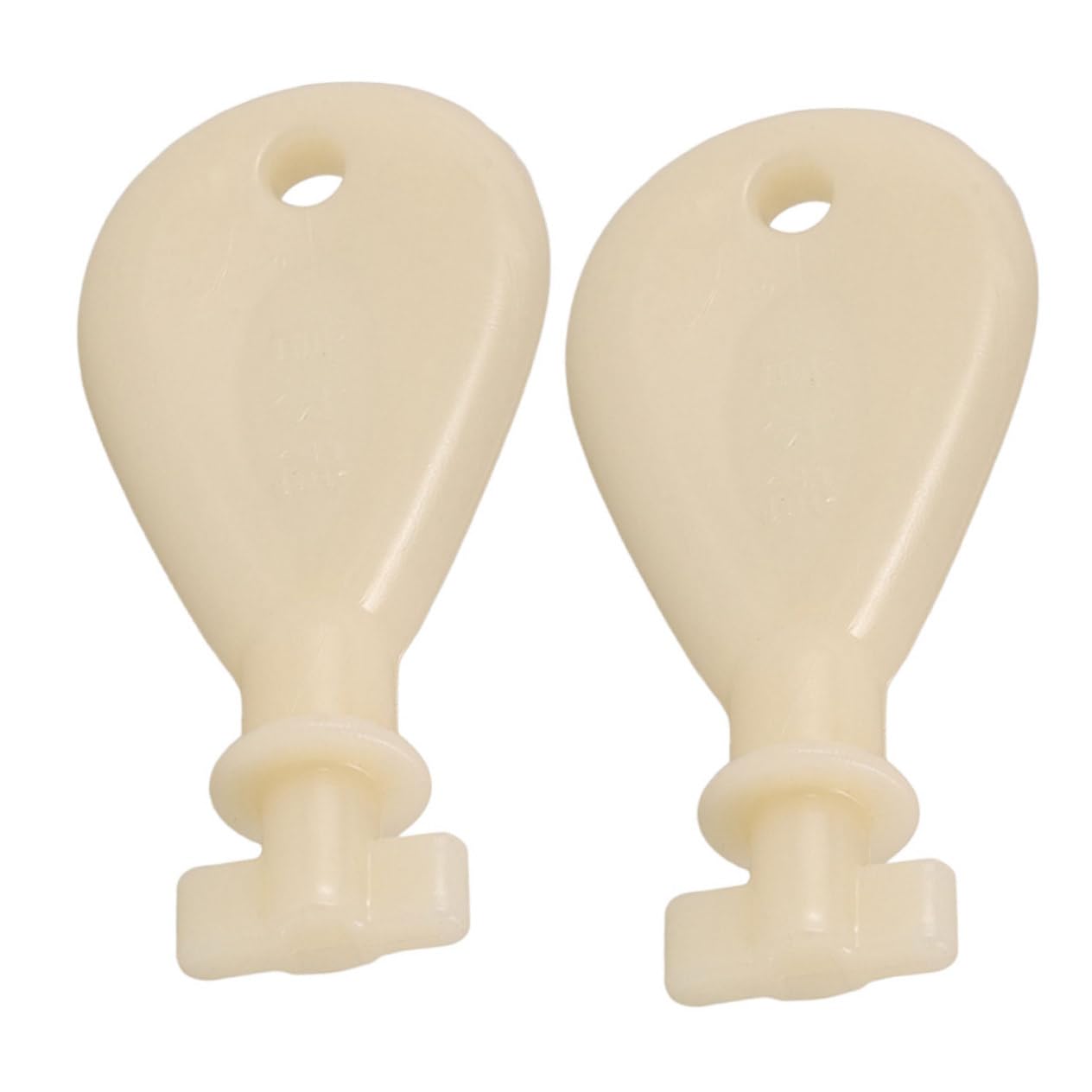 WOONEKY 2Pcs Paper Towel Dispenser Key Sturdy Plastic Key for Easy Access to Bathroom Tissue Holders Commercial Toilet Paper Dispensers Essential Replacement Tool