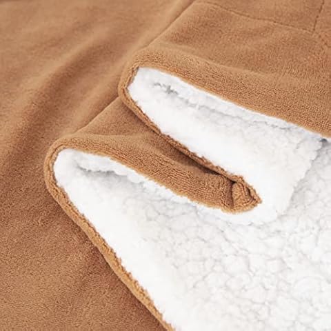 ComfyWell Baby Toddler Duvet Soft Blanket - Sherpa Fleece Warm Blanket for Kids, Toddler, Infant, Newborn, Cozy Soft, Baby Blanket For Newborn 130x150cm,(Camel) Cover
