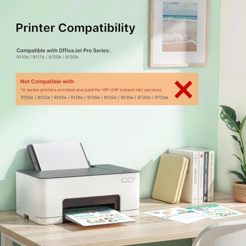 Image of 936XL Replacement for HP 936 Ink Cartridges Compatible with 9125e, 4 Pack | Use with OfficeJet Pro 9730e,9135e,9120e,9110,9120b,9120,9110b,9130e, Black and Color, 936 Ink Cartridges for HP Printers