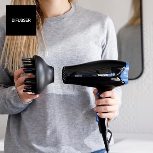Miniatura 6 de Secador pelo Taurus - Studio 2500 | incluye Concentrador y difusor | 2400 W de potencia | Plegable y compacto | Muy ligero | función de aire frío | Filtro extraíble