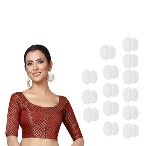 Image of Studio Shringaar Women's Zari Brocade Stitched Elbow Length Sleeves Saree Blouse