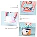 Angoily 6pcs Food-Grade Silicone Can Covers for Pet Food Spoons Dog Cat Feeding Accessories Dishwasher Safe Includes and Spoon
