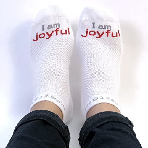Image of notes to self Socks - Daily Affirmations, Inspirational Socks for girls & boys