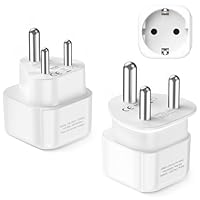 LENCENT Typ D und Typ M Kombi-Reiseadapter für Namibia Südafrika Indien Nepal Reisesteckdose Reisestecker Steckdose Netzadapter Stecker Adapter Stromadapter