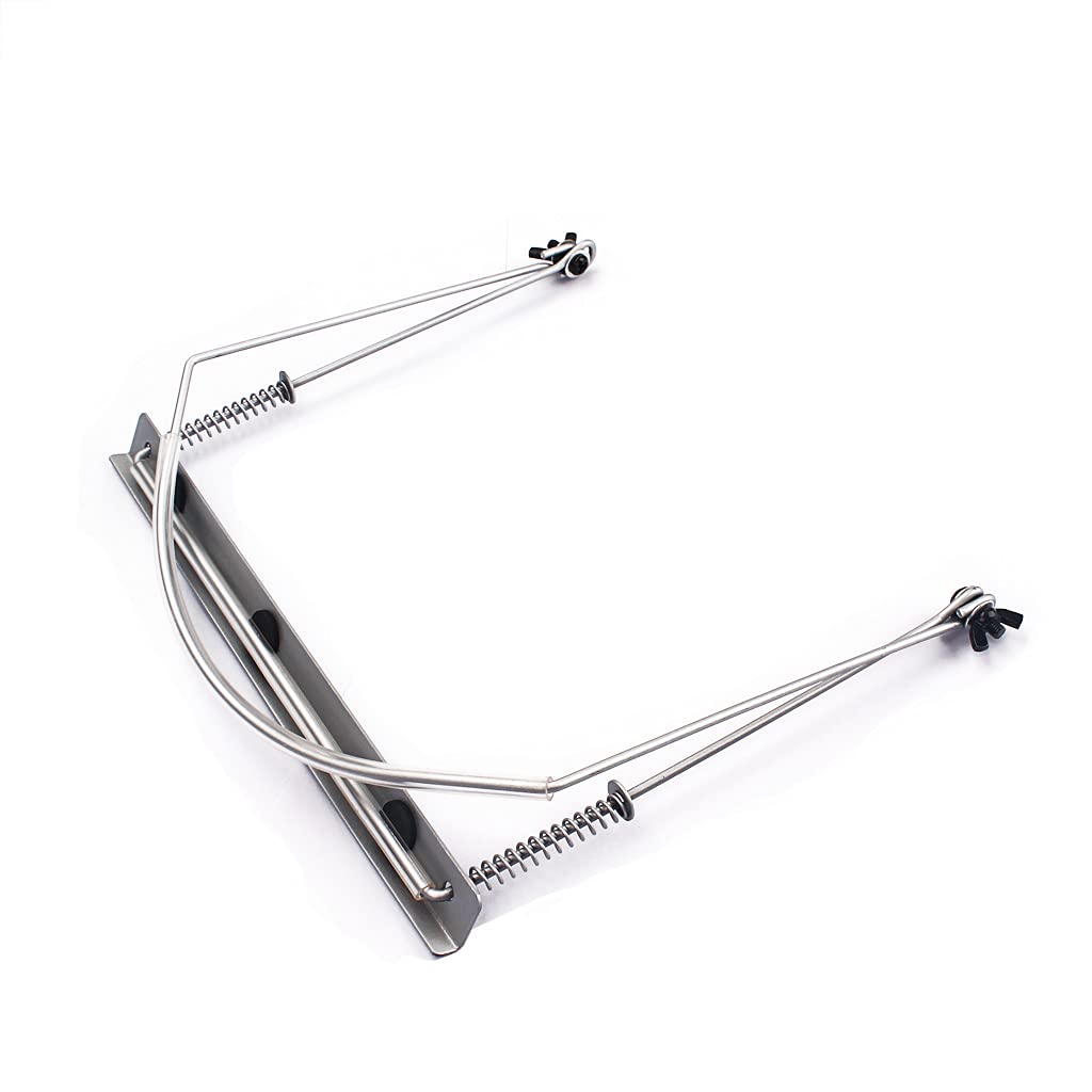 Alnicov Supporto per armonica Supporto per collo Supporto per armoniche a 24 fori Argento