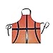 DOMIKING - Delantal de baloncesto unisex con bolsillos ajustables para cocinar en la hornada y jardinería